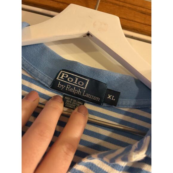 Vintage Polo by Ralph Lauren men’s striped polo size XL - Picture 3 of 4